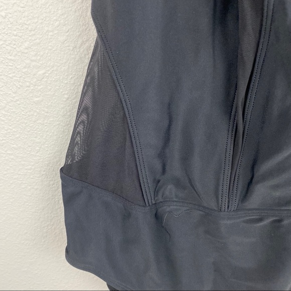 Ted Baker • Mech Mesh Black One Piece Swimsuit - Picture 6 of 11